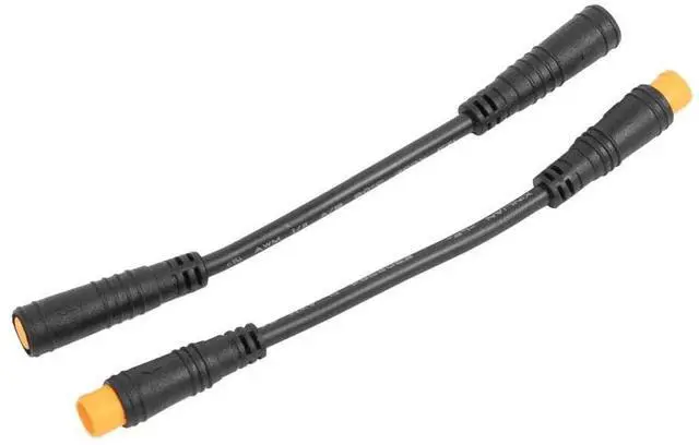 Alt view image 2 of 3 - Electric Bicycle Female to Male 3 Pin Extension Cable for E-Bike Waterproof Durable Display Thumb Throttle Cables Plug Accessory
