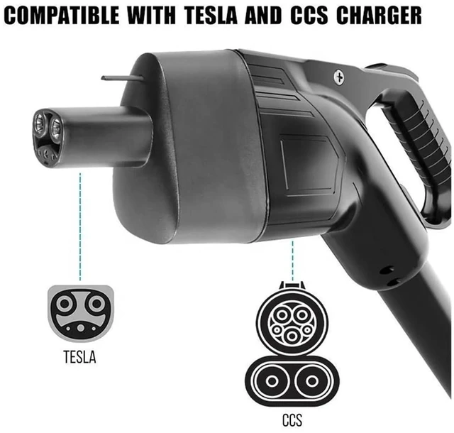 Alt view image 3 of 7 - CCS1, Compatible For Telsa Adapter, Compatible For Tesla Model 3,Y, S And X, Compatible For Tesla Owners Only - Fast Charge CCS1 Chargers CCS1 Combo CC