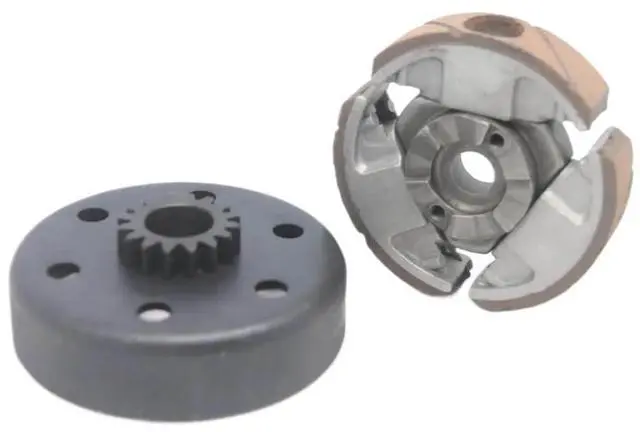 Main image of Clutch Kit Compatible with KTM 50 SX 2002-2010 Junior Senior SR SX Pro 50cc, Clutch Drum Shoe Gasket Bearing Set(Only Bell and Clutch)