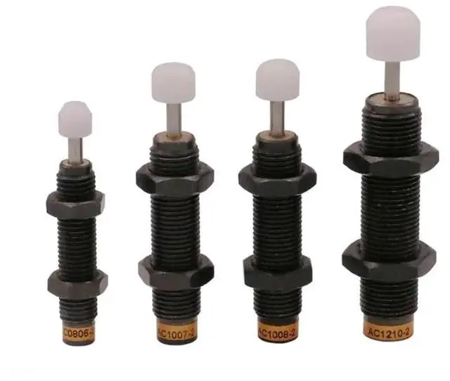 Alt view image 4 of 7 - AD Type AD1412/1416/2016/ 2020/2030/2540/3650/4250 Pneumatic Shock Absorber Air Cylinder Damper Oil Pressure Hydraulic Buffer(AD2016-5)
