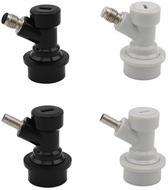 Alt view image 2 of 4 - Home Brewing Cornelius Type Ball Lock Disconnect Beer Corny Keg Connector Liquid Gas for Homebrew Ball Lock Keg Dispenser Brewing Accessories(Gas Barb)