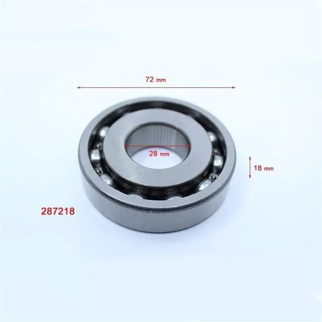 Alt view image 6 of 7 - 287218 Non-Standard Deep Groove Ball Bearings (1 PC) 28x72x18mm Bearings