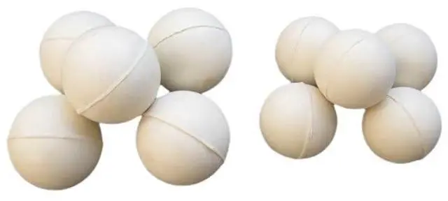 Alt view image 2 of 7 - Rubber Balls for Sieve, White Solid Rubber Balls, Elastic Balls for Cleaning Sieve, 10 20 25 30 3 40 45 50 mm 50 PCS(50mm 10pcs)