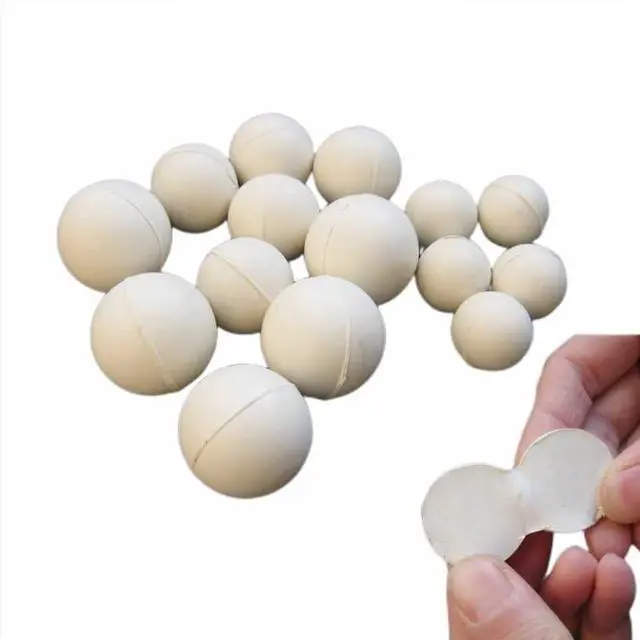 Alt view image 4 of 7 - Rubber Balls for Sieve, White Solid Rubber Balls, Elastic Balls for Cleaning Sieve, 10 20 25 30 3 40 45 50 mm 50 PCS(50mm 10pcs)