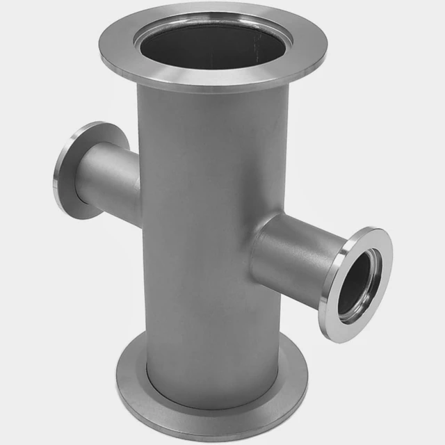 Main image of 304 Stainless Steel Reducer Cross KF-50 to KF-40 Vacuum Fitting - ISO-KF Flange Adapter for High Vacuum Applications(KF-50 to KF-25)