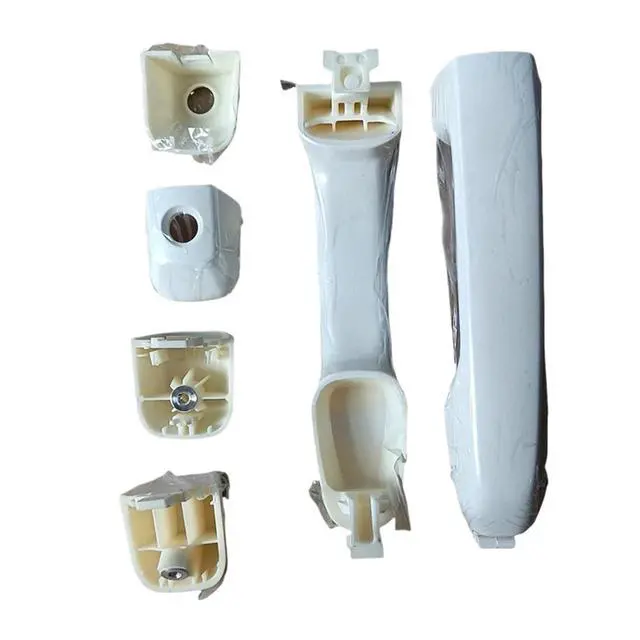 Alt view image 4 of 5 - 1Set 4 Door Handle 69211-60090 Compatible With Toyota 4Runner Lexus GX460 And Land Cruiser 2010-2018 Outside Exterior Door Handle(White)