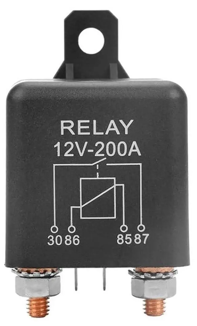 Main image of Relay Car Truck Motor Automotive 24V/12V 200A/100A/120A Continuous Type Modular(12V1.8W200A)