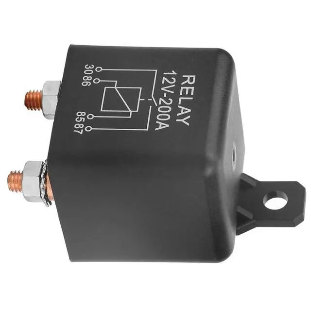 Alt view image 7 of 7 - Relay Car Truck Motor Automotive 24V/12V 200A/100A/120A Continuous Type Modular(12V1.8W200A)