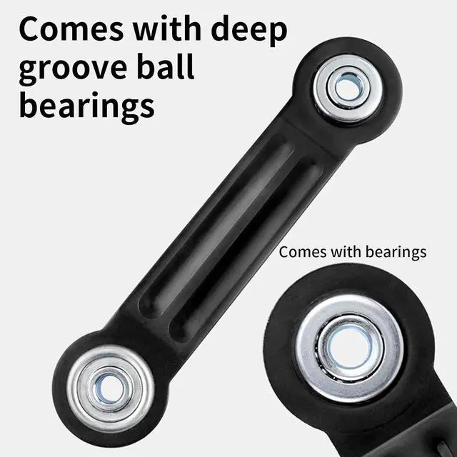Alt view image 3 of 7 - 2 Pack Gliders Bearing Arm Brackets Replacement Hardware Home Accessory For Outdoor Rockers And Garden Supplies