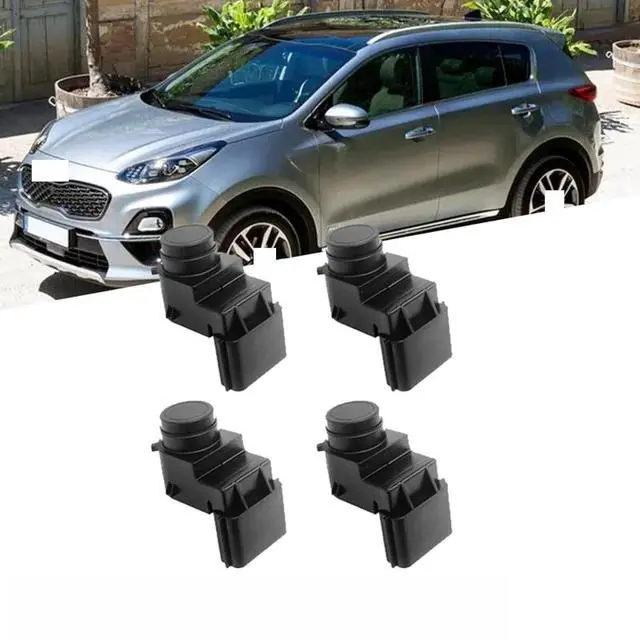 Alt view image 4 of 7 - Car Parking Sensor for k&ia Optima 2015-2020 Rear 95720-D9500 16072600049 Car Parking Reverse Sensor Black Bumper Parking Assist Sensor Replacement