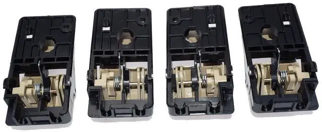 Alt view image 4 of 6 - 4Pcs Beige Inside Door Handle Beige Left & Right LH RH for 2005-2009 Hyundai Tucson 82610-2E000,82620-2E000