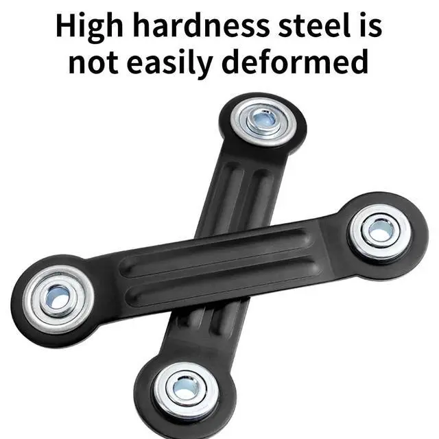 Alt view image 7 of 7 - 2 Pack Gliders Bearing Arm Brackets Replacement Hardware Home Accessory For Outdoor Rockers And Garden Supplies