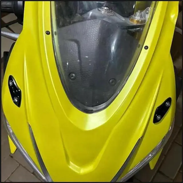 Alt view image 3 of 4 - Hole Plugs Motorcycle Modification Rearview Mirror Windshield Hole Cap Driven Eliminators Cover for Aprilia RS 660 RS660 2021 2022(Black)