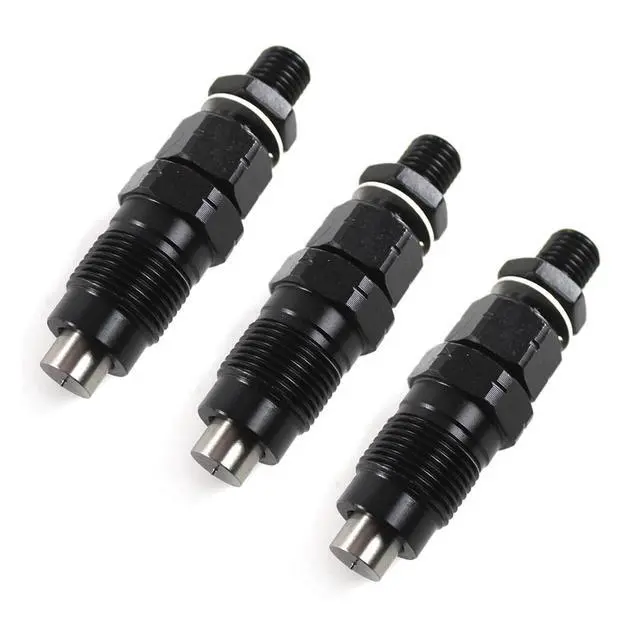 Alt view image 3 of 6 - Set Of 3 Fuel Injectors Compatible For Mitsubishi L2E L3E S3L S3L2 S4L S4L2 S4S Diesel Engine MM435-94101 NEW Parts