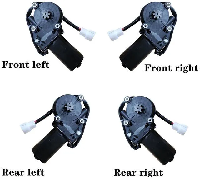 Alt view image 2 of 6 - Car Accessories Power Window Regulator Lifter Window Motor Compatible with Toyota Land Cruiser LC80 4500 1991 1992 1993 1994 1995 1996 1997(Front Left)