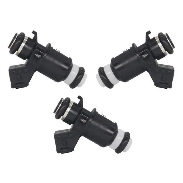 Alt view image 2 of 6 - 3 Pcs Fuel Injectors 6 Holes 8M0091784 Compatible For Mercury Mariner 15 25 30 HP EFI JET 4-Stroke Outboard Engine 898101T75 898101T74