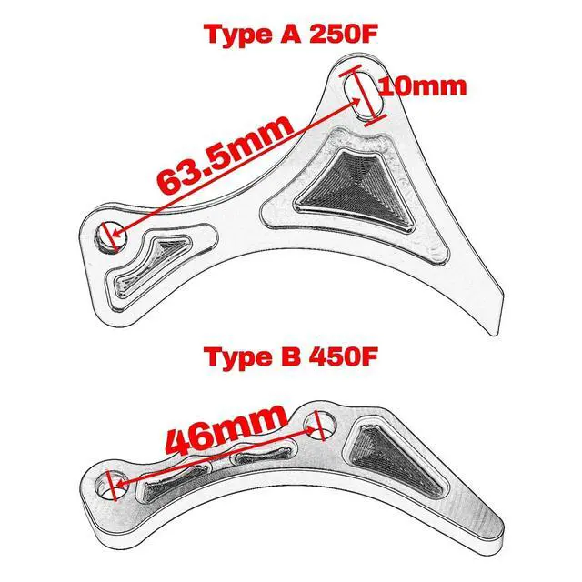 Alt view image 2 of 7 - Motorcycle Front Sprocket Cover Chain Protector Guard Compatible with KX125 KX250 KX250F KX450F KLX250 D-Tracker KXF 250 450(A)