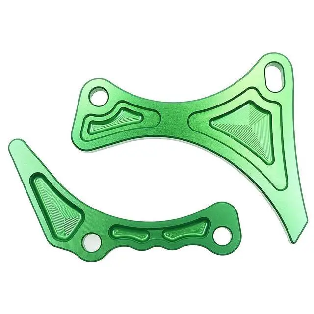 Alt view image 4 of 7 - Motorcycle Front Sprocket Cover Chain Protector Guard Compatible with KX125 KX250 KX250F KX450F KLX250 D-Tracker KXF 250 450(A)