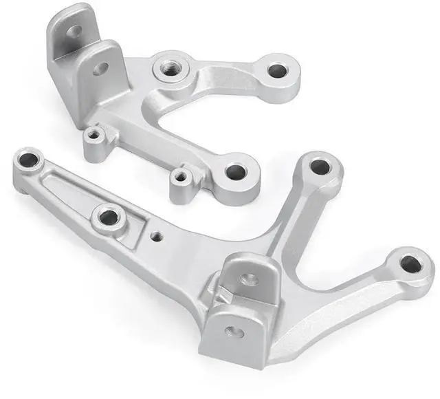 Main image of Front Footrest Foot Peg Pedal Compatible with Yamaha YZF R25 R3 MT25 MT03 2014-2025 Motorcycle Left Right Bracket YZFR25 YZFR3(Left and Right)