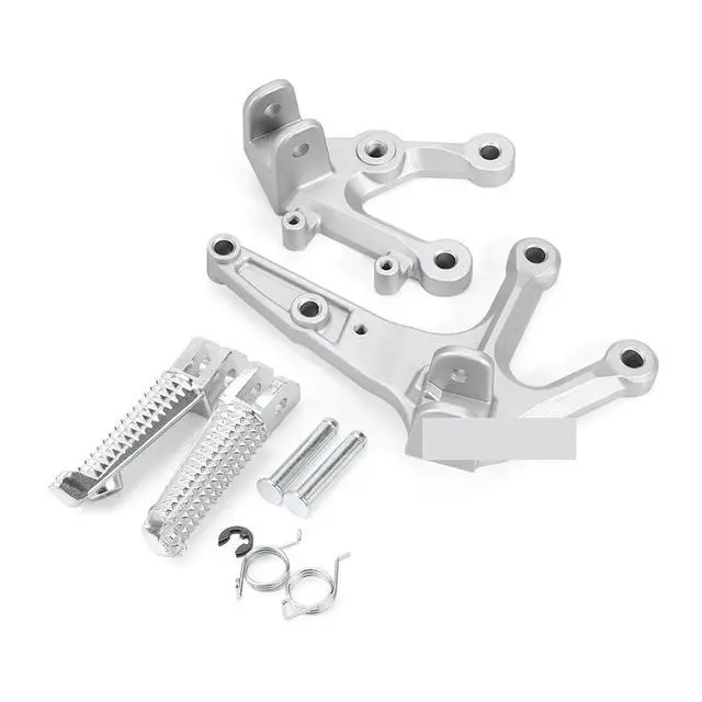 Alt view image 4 of 7 - Front Footrest Foot Peg Pedal Compatible with Yamaha YZF R25 R3 MT25 MT03 2014-2025 Motorcycle Left Right Bracket YZFR25 YZFR3(Left and Right)