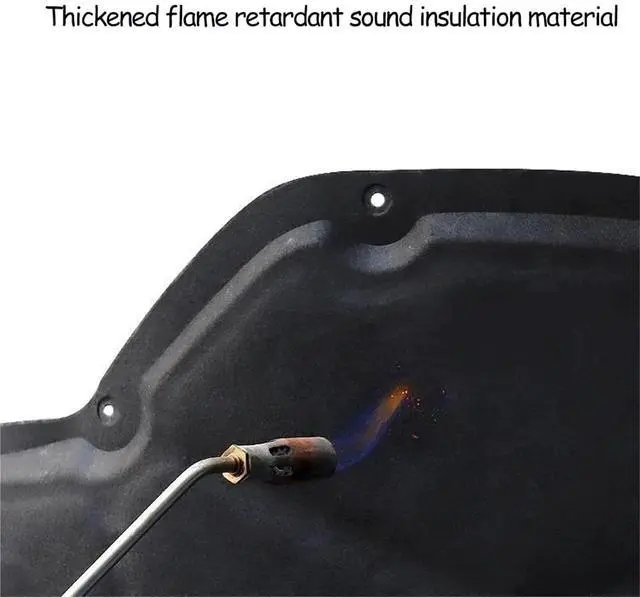 Alt view image 4 of 6 - Compatible for Nissan Altima L34 2019~2025 2020 2021 2022 2023 Car Front Hood Linin Engine Thermal Insulation Soundproof Cotton Accessories