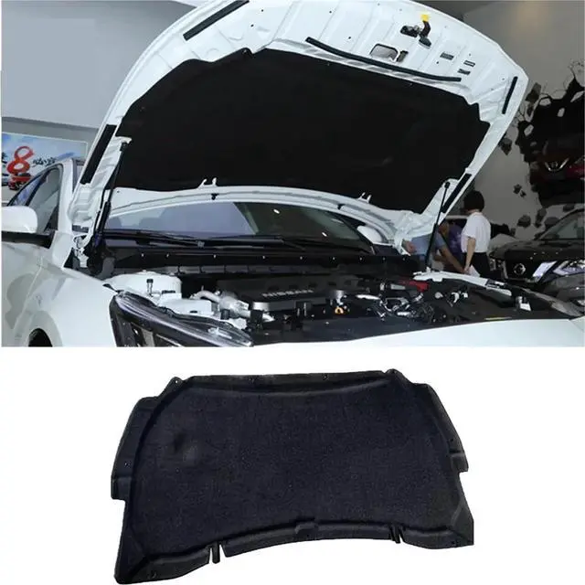 Alt view image 3 of 6 - Compatible for Nissan Altima L34 2019~2025 2020 2021 2022 2023 Car Front Hood Linin Engine Thermal Insulation Soundproof Cotton Accessories