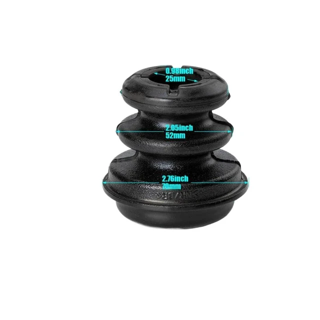 Alt view image 4 of 7 - 2PCS Rear Coil Spring Bumper 55240-JG000 55240-JY00A Compatible With Nissan Rogue Qashqai QR25DE And Renault Koleos II SSA NS