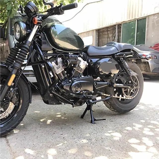 Alt view image 2 of 6 - Kickstand Supporter Motorcycle Middle Kickstand Center Stand Parking Central Support Bracket For HYOSUNG GV300S GV125 GV300 GV 125 300 S 300S