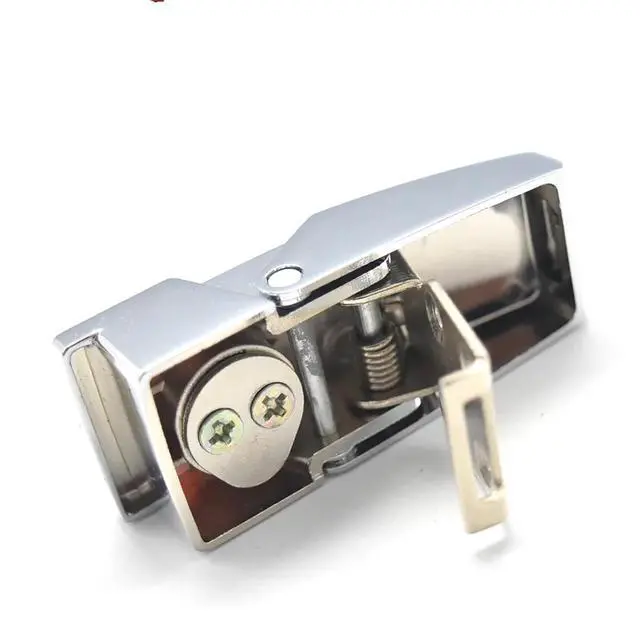 Alt view image 7 of 7 - Cabinet Lock for Sliding Door Mail Box Air Cabinet Eletronic Locker Furniture Drawer JA57 1Pcs(Black Small)