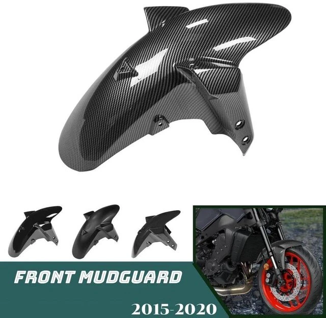 Alt view image 3 of 5 - Wheel Fender Splash Guard for Tracer 900 for MT-09 for MT09 for FZ09 2013 2014 2015 2016 2017 2018 2019 2020 Front Tire Hugger Mudguard Fender Splash Extender(Unpainted)
