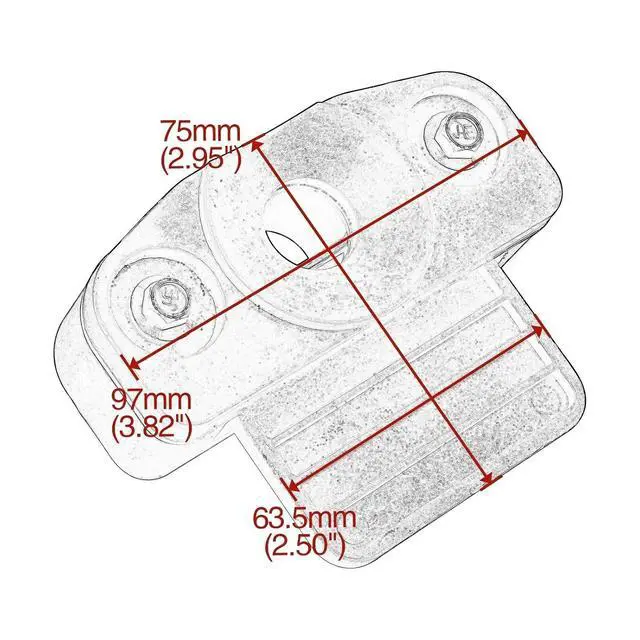 Alt view image 3 of 7 - Seat Locker Latch F1B-U3850-01-00 for Yamaha for Rhino 450 660 700 UTV Parts