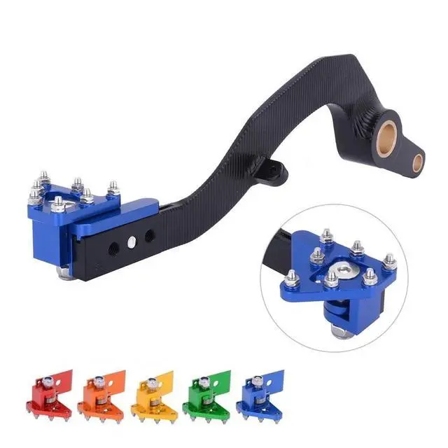 Alt view image 2 of 2 - Motorcycle Footpegs for YZ450F for YZ450FX for WR450F for YZF for WRF 450 2010-2020 Rear Brake Pedal Lever Pedal Rest Footpegs(Gold)