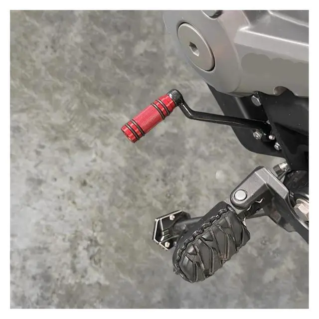 Alt view image 3 of 6 - jininghaibo Motorcycle Gear Shift Lever Pedal Shifter Extended Pad Rear Brake Pedal Compatible With 450SR 450SS 450SRS 450NK 800NK(Silver)