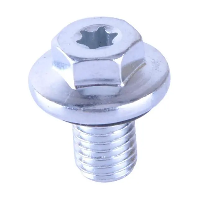 Alt view image 2 of 5 - Car Repair 2Pcs Engine Oil Pan Drain Plug Bolt Gasket 55577568 Fit for Chevrolet