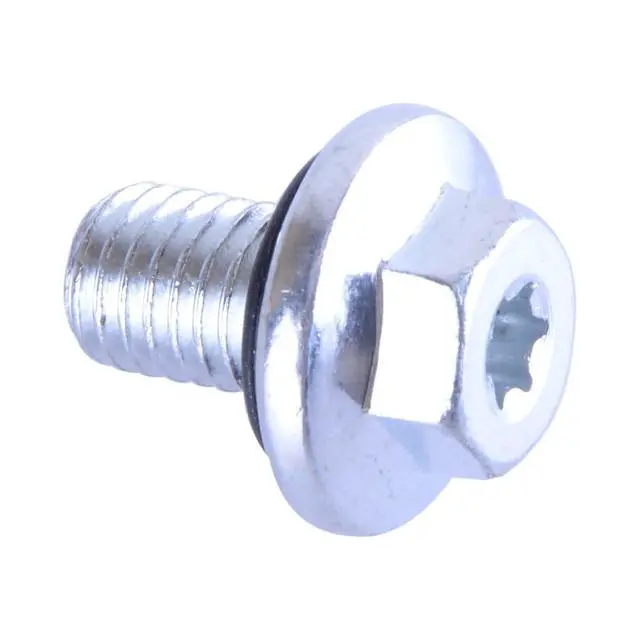Alt view image 3 of 5 - Car Repair 2Pcs Engine Oil Pan Drain Plug Bolt Gasket 55577568 Fit for Chevrolet