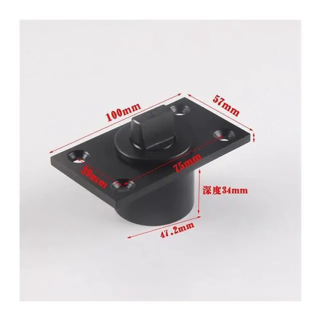 Alt view image 4 of 4 - Heavy Door Pivot Hinges 360° Rotary Invisible Hidden Door Hinges Floor Door Shaft, Install Up and Down Loading 500KG