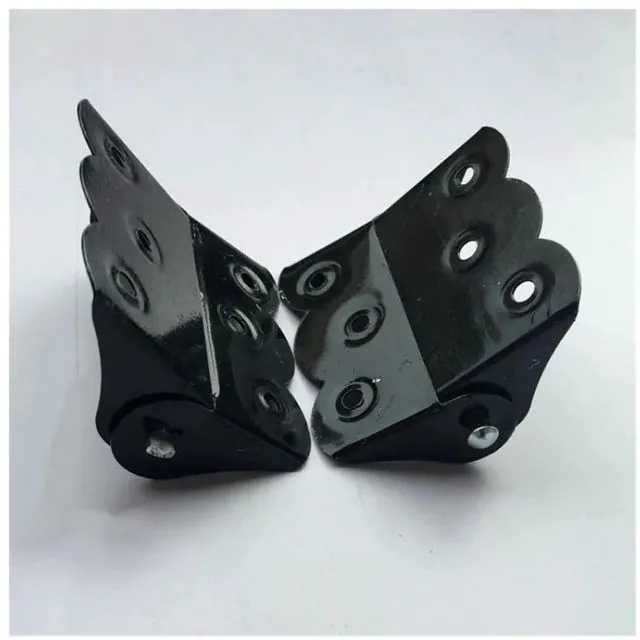 Alt view image 3 of 5 - Iron Hinge Automatic Closing Black Spring Hinge Casement Screen Window Hinge(Black Painted)