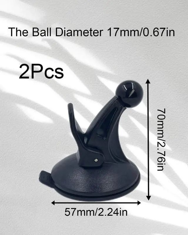 Alt view image 3 of 7 - 17mm Ball GPS Suction Mount Replacement for Garmin GPS