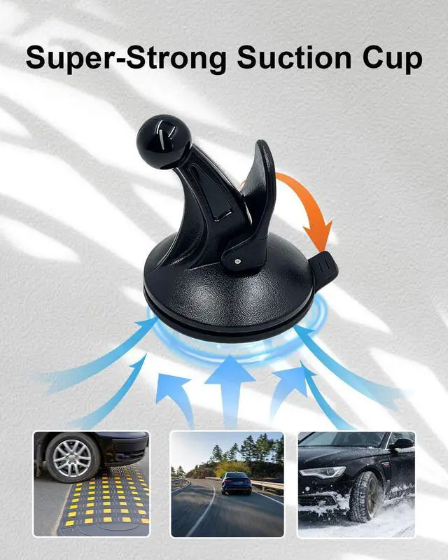 Alt view image 6 of 7 - 17mm Ball GPS Suction Mount Replacement for Garmin GPS