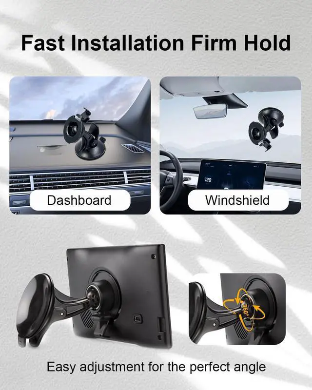 Alt view image 7 of 7 - 17mm Ball GPS Suction Mount Replacement for Garmin GPS