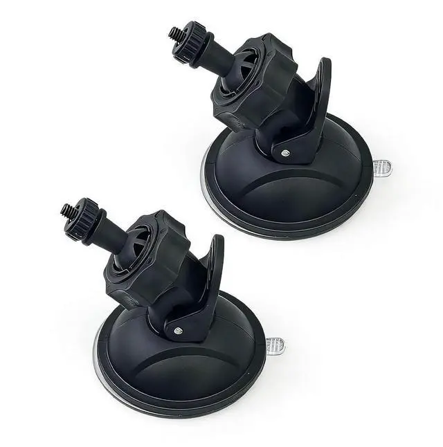Main image of 2PCS Dash Cam Suction Cup Mount Bracket, Black