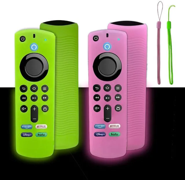 Main image of 2-Pack Glow in Dark Remote Cover for Fire TV Stick 3rd Gen/4K Max