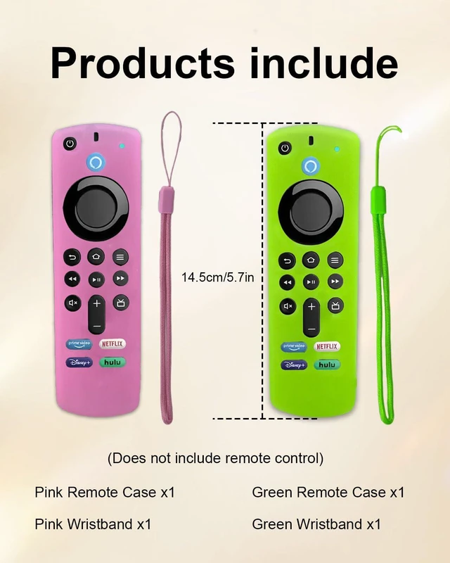 Alt view image 5 of 7 - 2-Pack Glow in Dark Remote Cover for Fire TV Stick 3rd Gen/4K Max