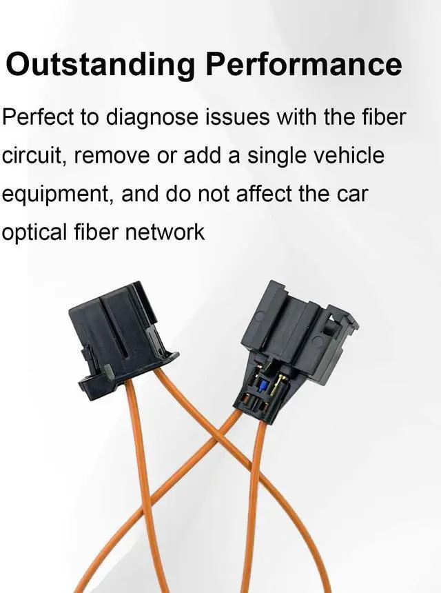 Alt view image 6 of 7 - 2PCS Fiber Optic, Male Female Fiber Optic Adapter for Benz