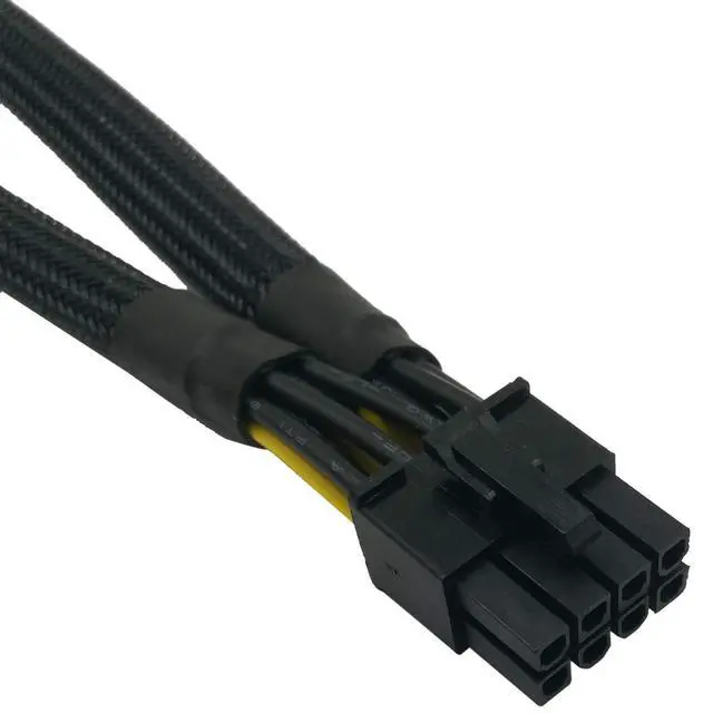 Alt view image 3 of 6 - CPU 8 Pin Male to Dual 8 Pin(6+2) Male PCIe Power Adapter Cable for Dell PowerEdge T730 T620 T630 T640 T430 T440 and NVIDIA Tesla GPU 21-inch(53cm)