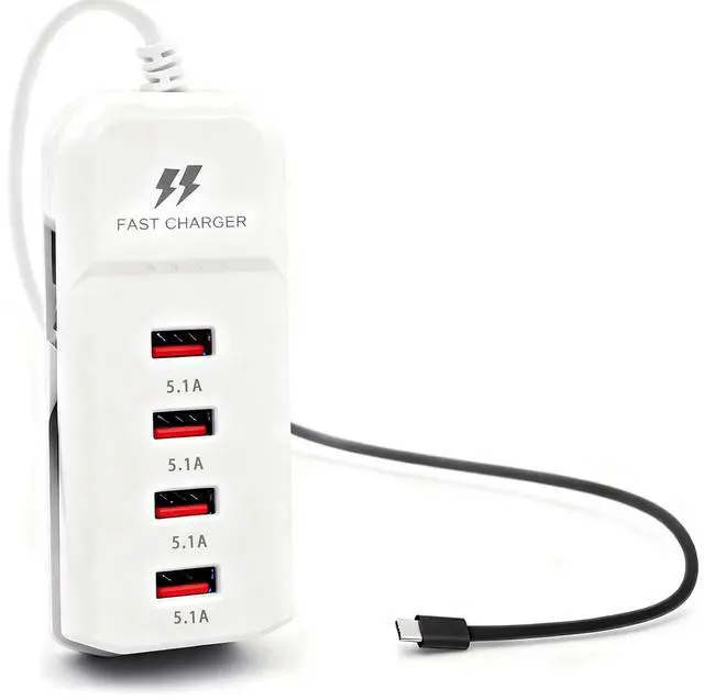 Main image of 66W USB Charging Hub, 4-Port Multi Charger Dock for Switch PS5 Nintendo Tablet Smart Watch AirPods and Multiple Charger Plug