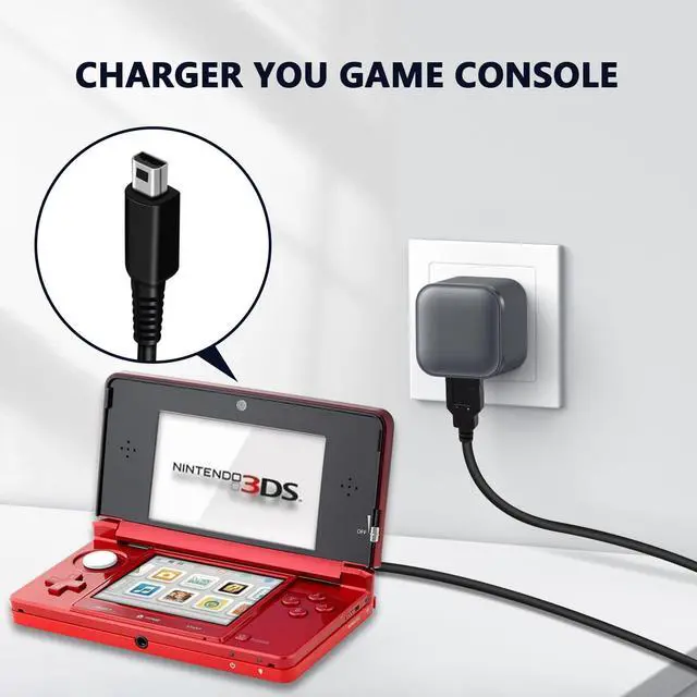 Alt view image 7 of 7 - 3DS Charger Cable for Nintendo 3DS(XL/LL) 2DS(XL/LL) DSi DS Lite DS GBA SP Wii U Gamepad Nintendo DS USB & Power Cable Sets 4FT
