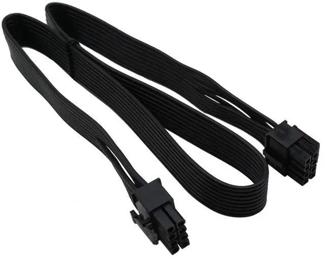 Main image of CPU Cable for Seasonic PSUs, PCIe 8 Pin Male to CPU 8 Pin (4+4 Detachable) Male EPS-12V Motherboard Power Adapter 25-inch(63cm)