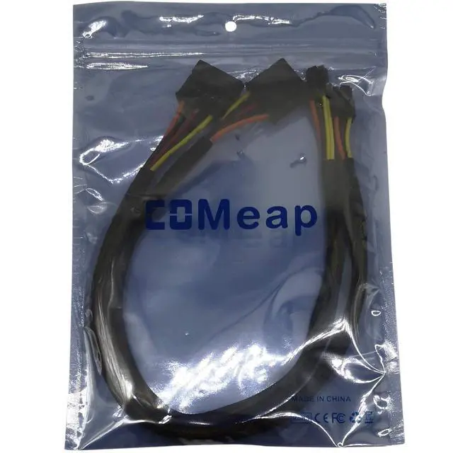 Alt view image 5 of 7 - SATA Power Cable for Dell Inspiron 3653 3650 ONLY Mini 6 Pin to SATA 15 Pin ATX Adapter, 15-inch (38cm), Pack of 2 (Not for Standard 6 Pin/OptiPlex/Vostro)