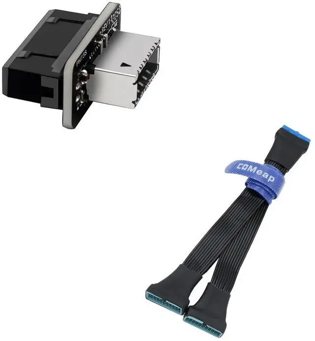 Main image of USB 3.2 Gen 2 Header Adapter and USB 3.0 Header Splitter